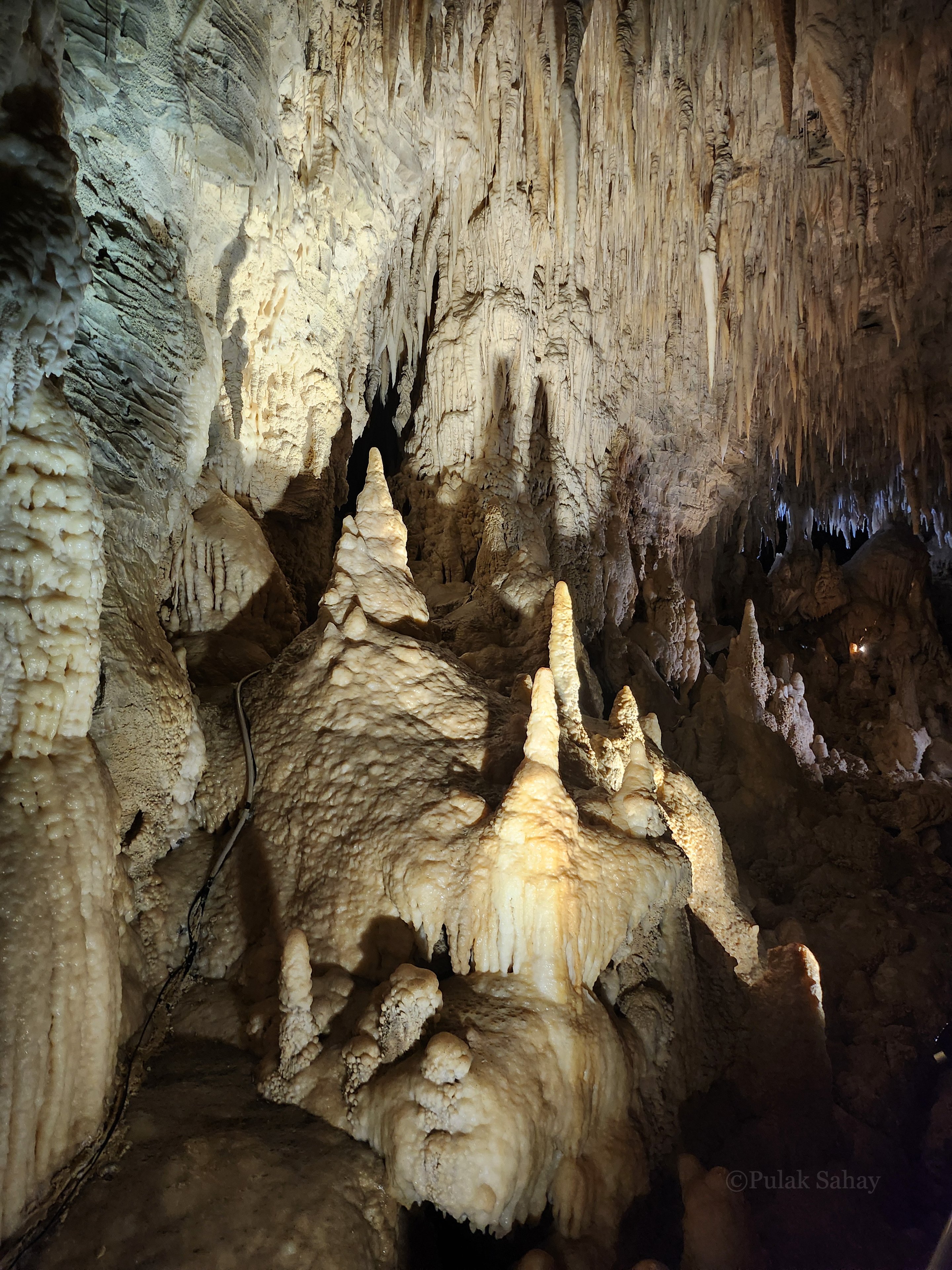 Stalagmites and stalactites